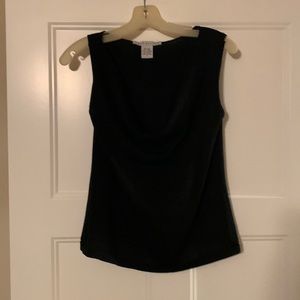 Black sleeveless dressy blouse. Size medium.